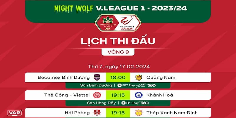 Lịch thi đấu v-league 2025 Sự quan trọng của việc theo dõi lịch thi đấu